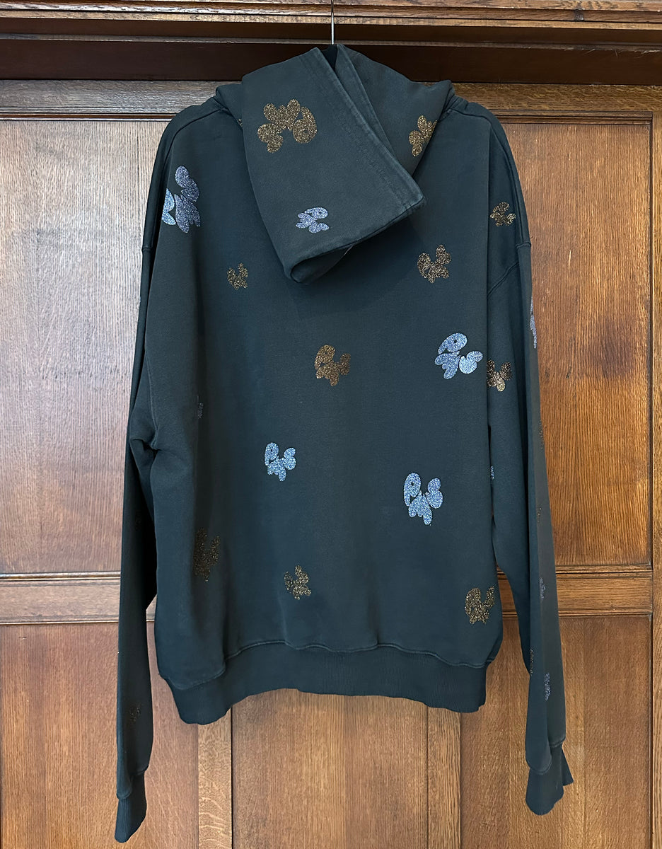 Sweat Shirts Sweat Capuche Sandro Femme Sweat Sandro Gris Fleur Sweat à Capuches Sandro Fleur Bleu Rare S