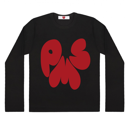 PMS LONG SLEEVE T-SHIRT (BLACK)