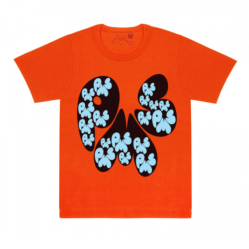 PMS T-SHIRT LOGO LOGO (BRIGHT ORANGE)